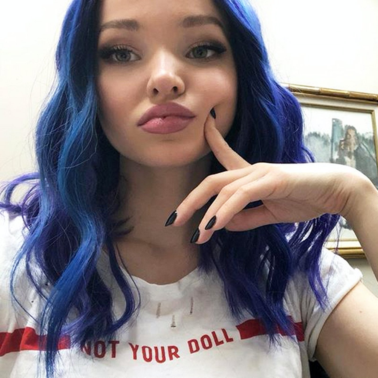 Lila oder Blau? Welche Haarfarbe hat