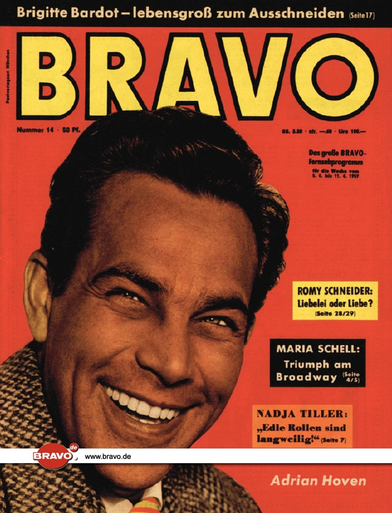 BRAVO Titelbilder 1959 BRAVO Titelbilder 1959 BRAVO