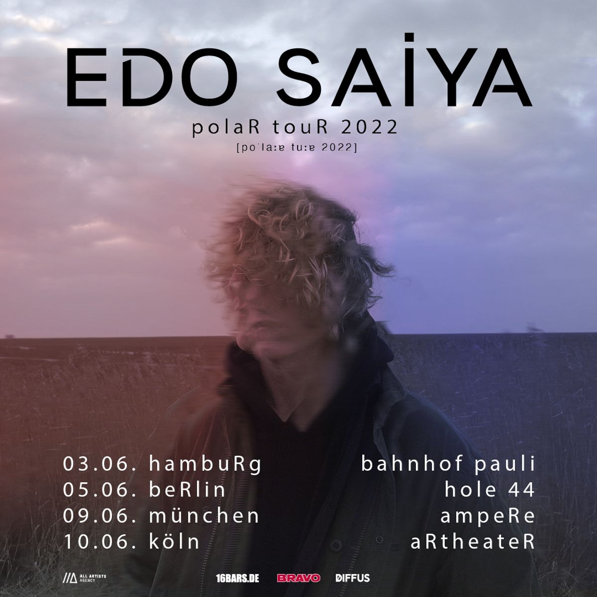 Edo Saiya: Alle Infos zu seiner polaR touR 2022