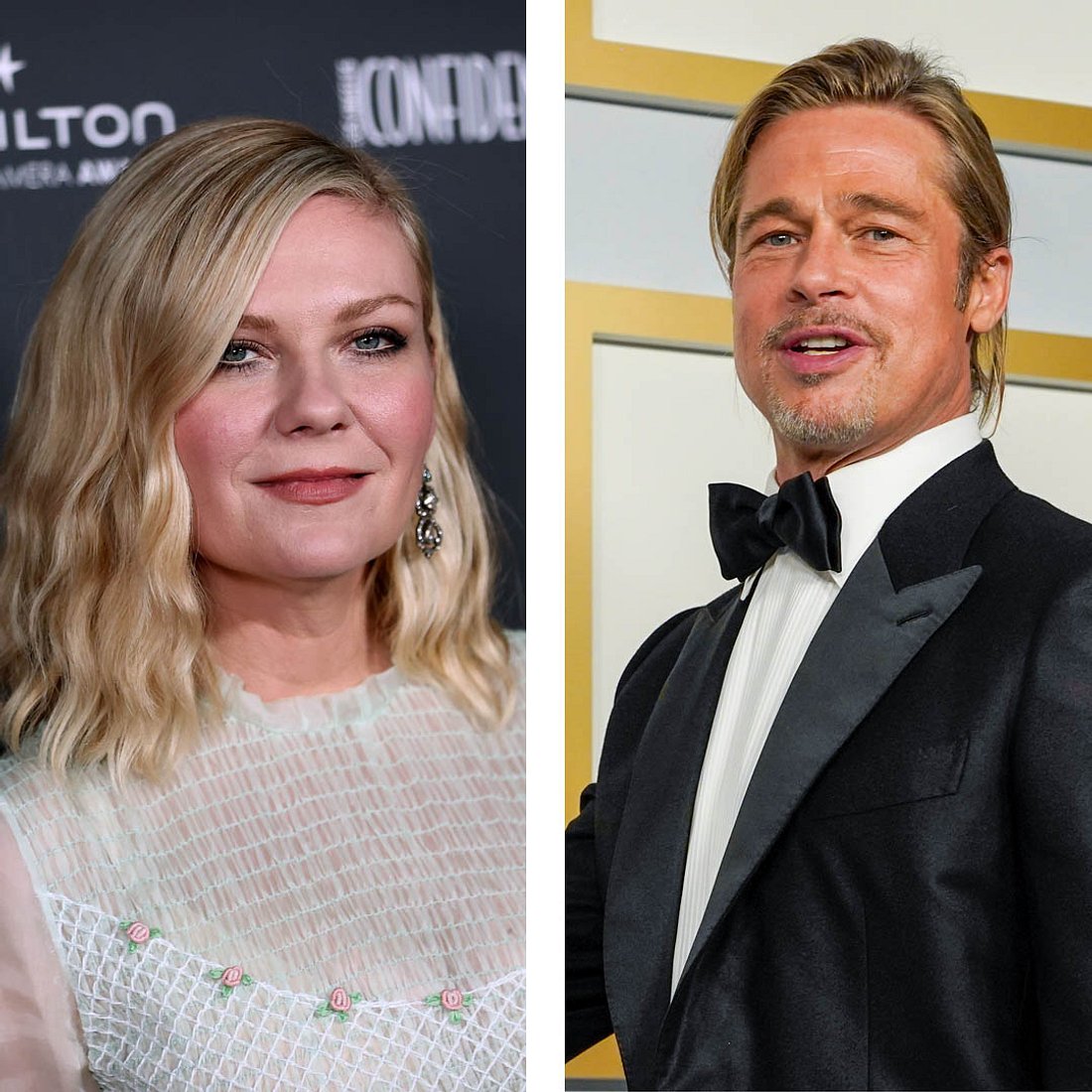 Diese Stars wollten sich nicht küssen: Kirsten Dunst und Brad Pitt