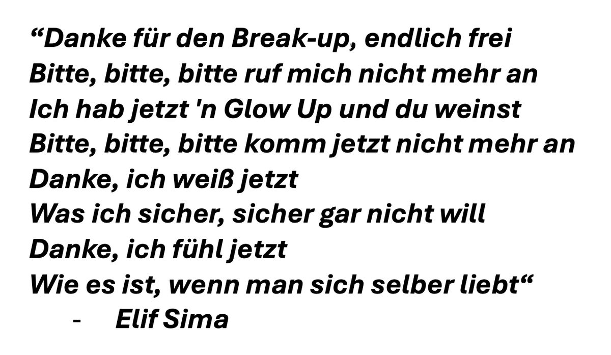 Glow Up von Elif Sima Lyrics