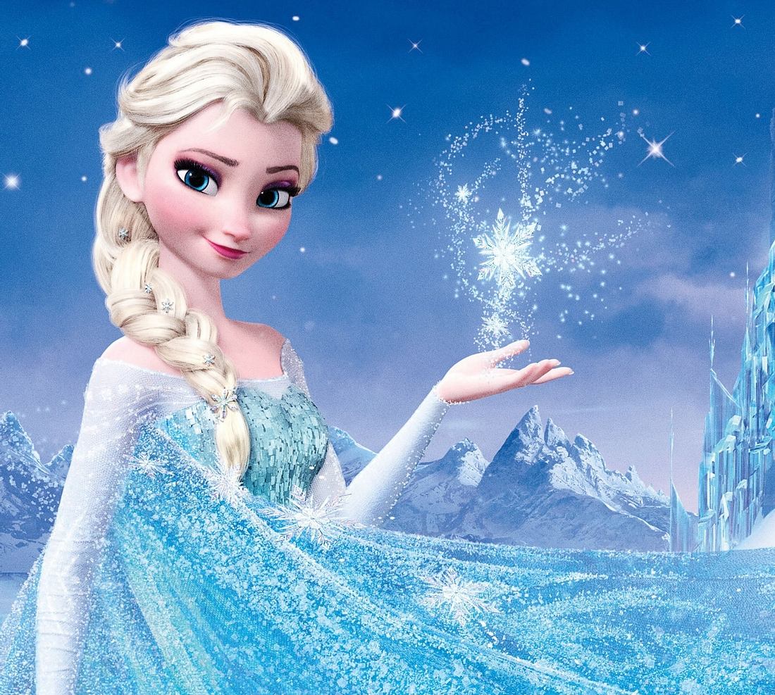 Eiskönigin Elsa aus Frozen.