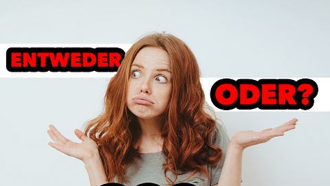 Entweder oder fragen lustig hart - Foto: iStock /stockfour 