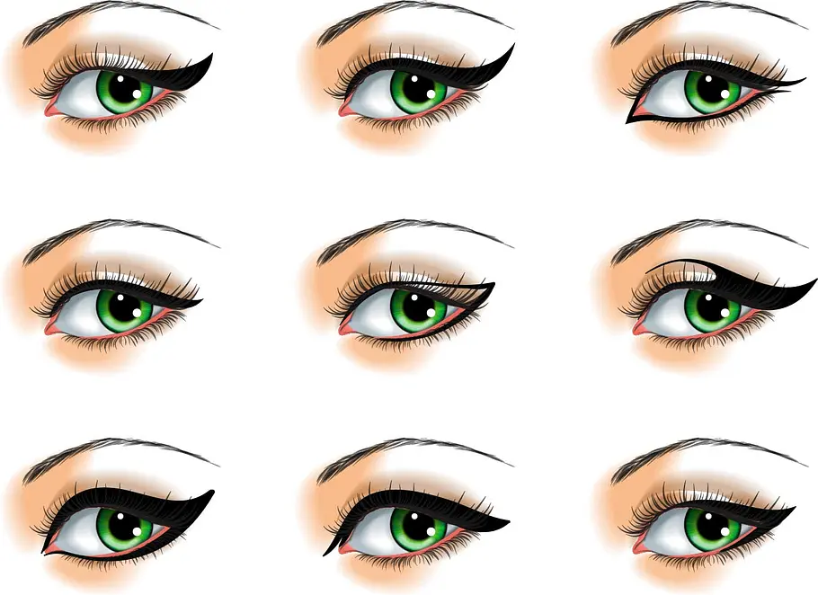Dieser Lidstrich passt zu deiner Augenform: Eyeliner-Form