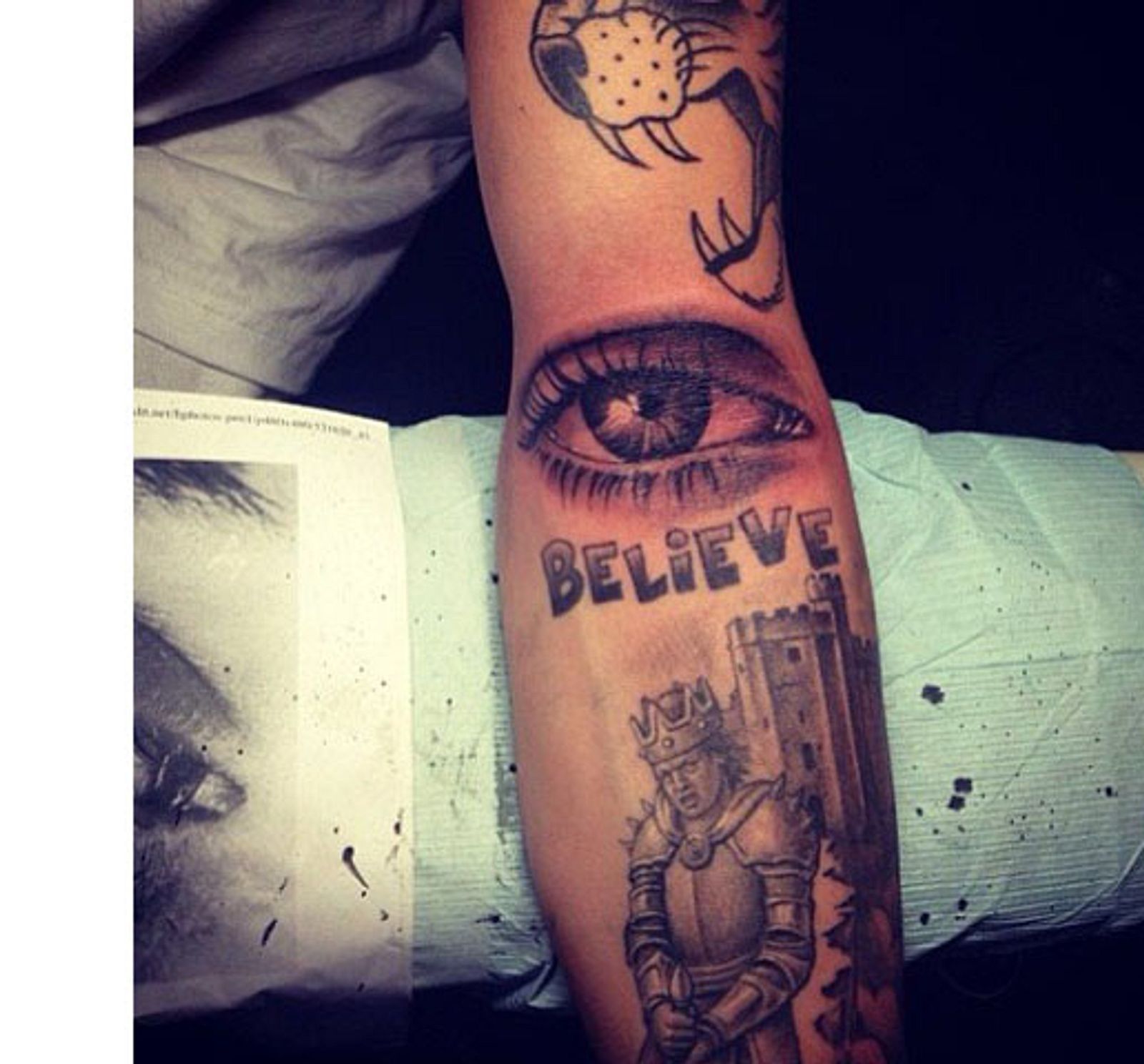 StarTattoos Bilder für die Ewigkeit Stars und ihre Tattoos BRAVO