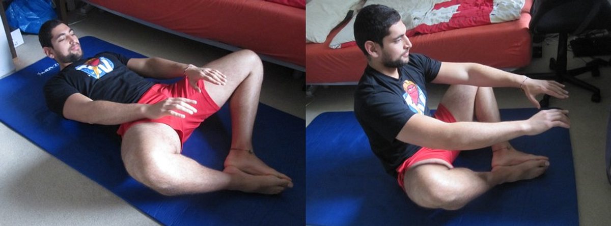 Fitness Gino Singh Frog Sit-ups