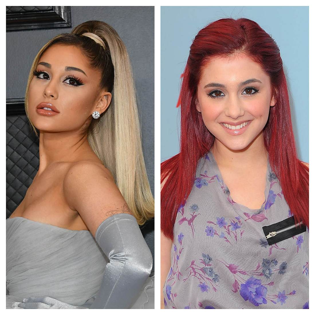 Haarfarben Wechsel der Stars Ariana Grande