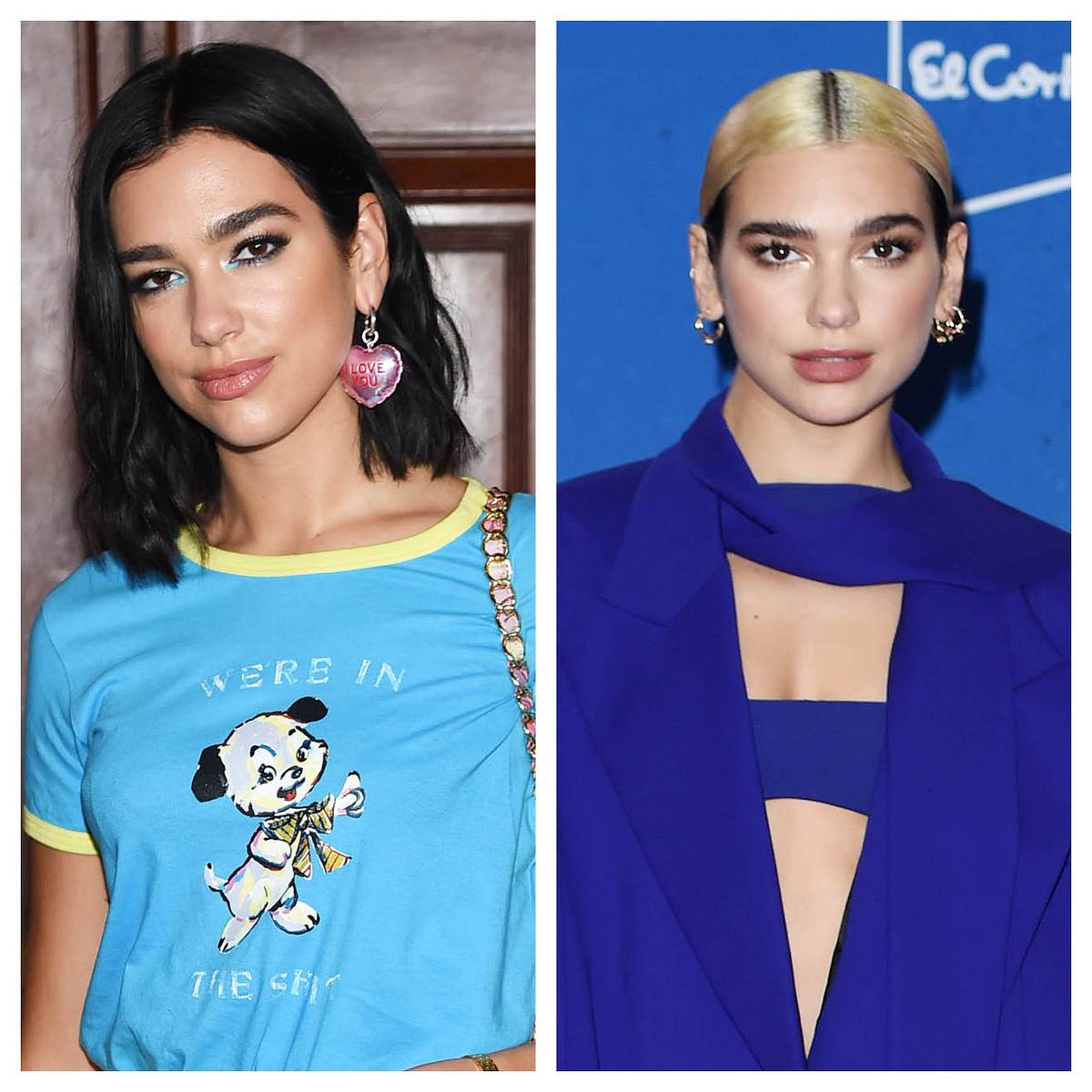 Haarfarben-Wechsel der Stars Dua Lipa