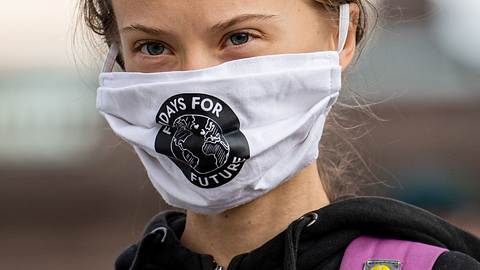 Happy Old Man! Greta Thunberg verarscht Trump zum Abschied - Foto: Getty Images