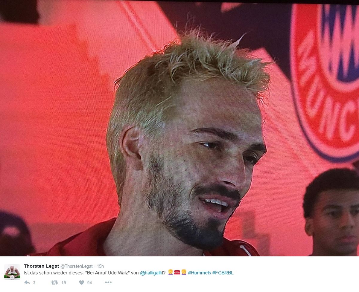 Mats Hummels blond