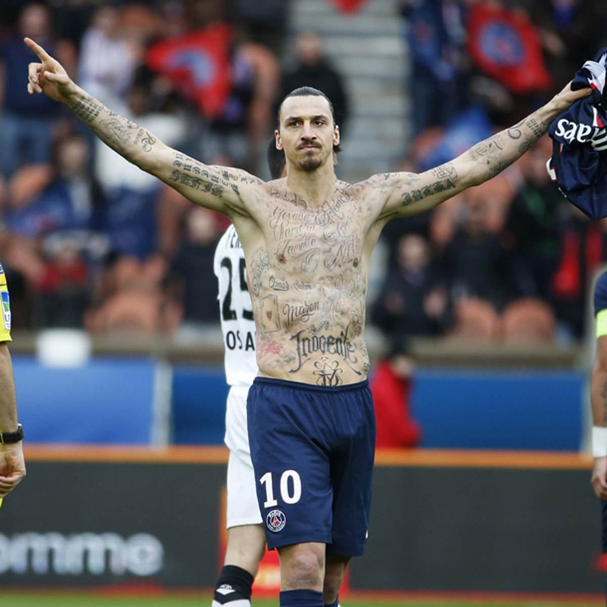 Die Tattoos von Zlatan Ibrahimovic haben auf die Hungersnot in der Welt aufmerksam gemacht.