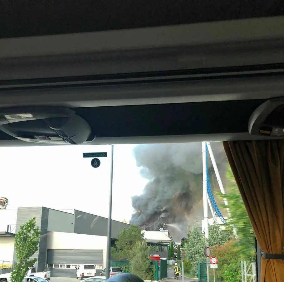 Live-Reportage: So habe ich den Brand im Europa-Park erlebt