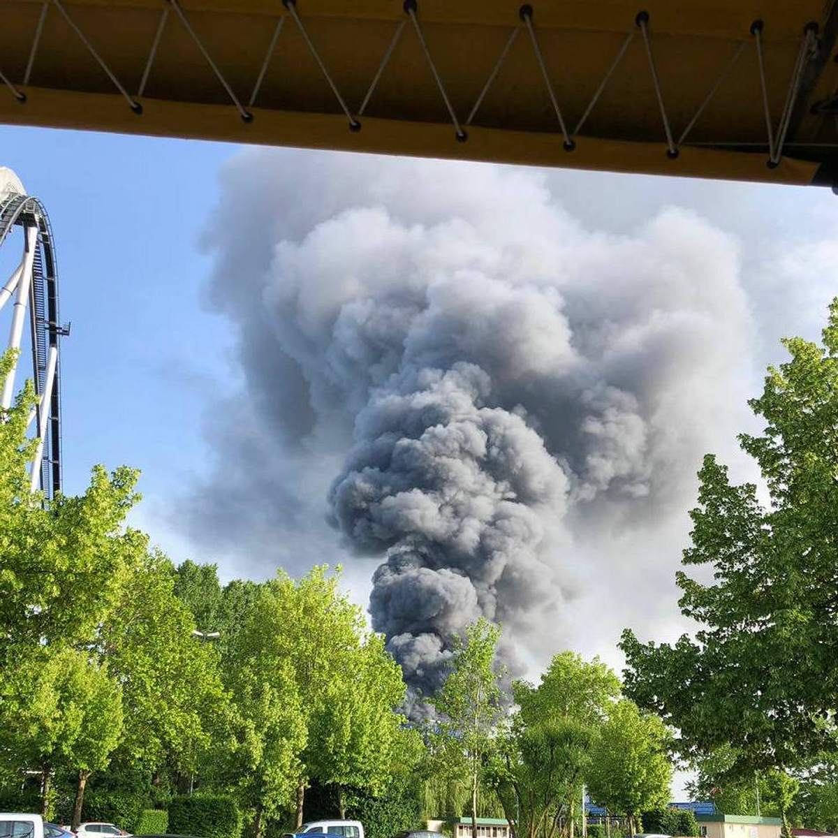 Live-Reportage: So habe ich den Brand im Europa-Park erlebt