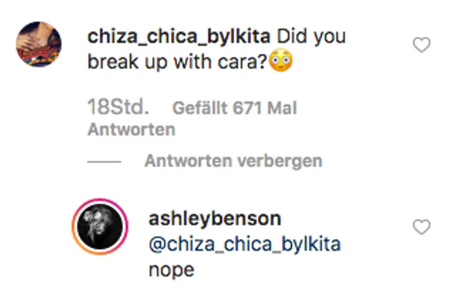 Ashley Benson: Statement zur Trennung von Cara Delevingne