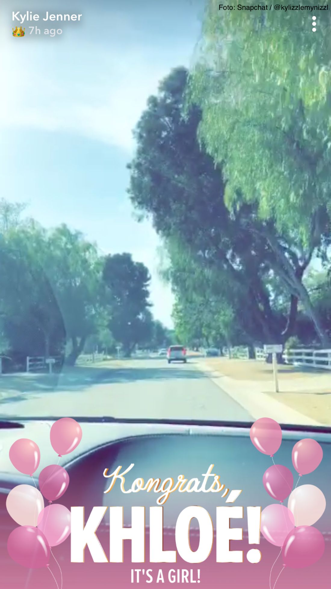 Kylie freut sich über die Baby-News ihrer Schwester Khloe