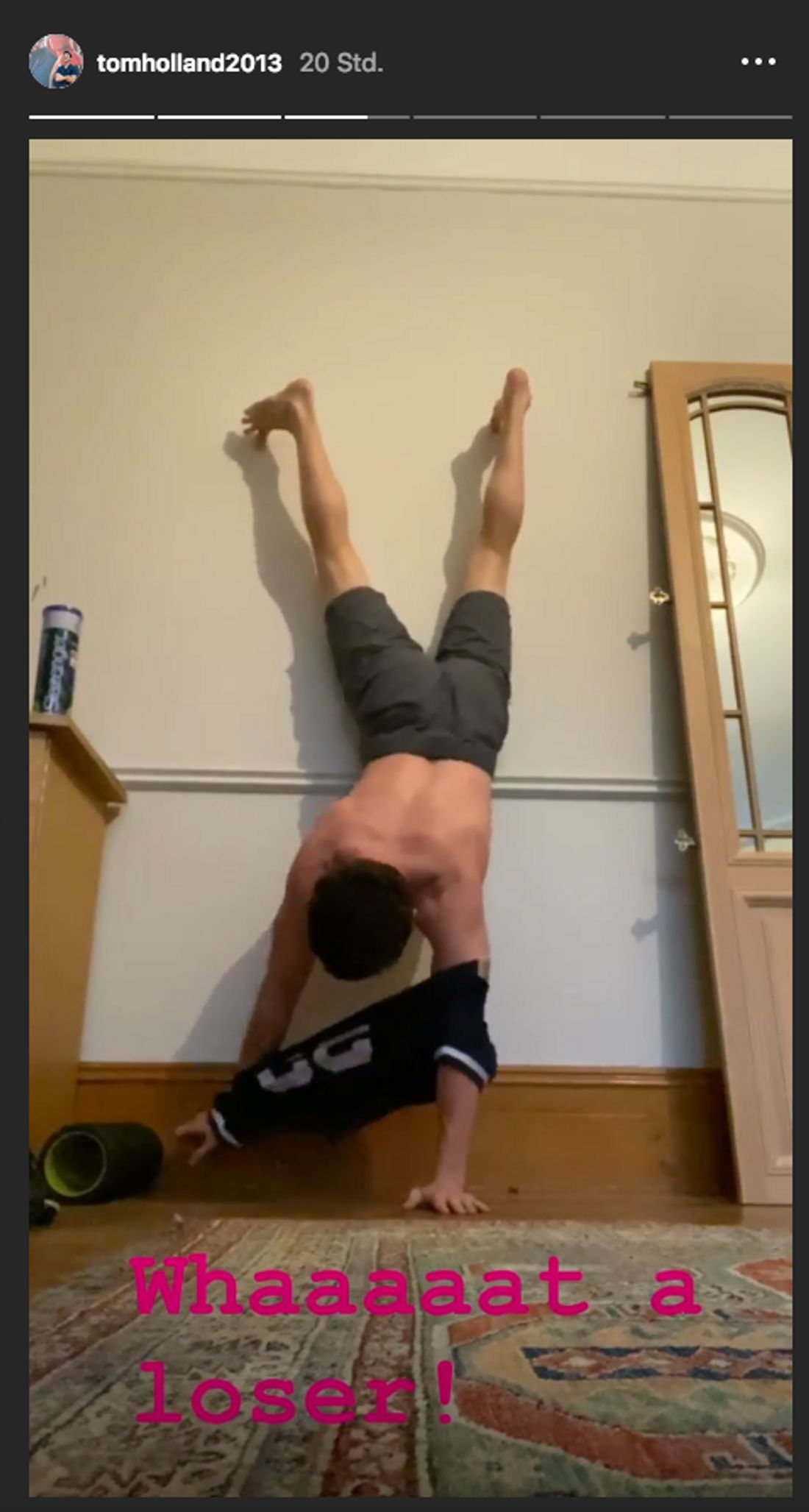 Instagram-Challenge: Tom Holland halbnackt!