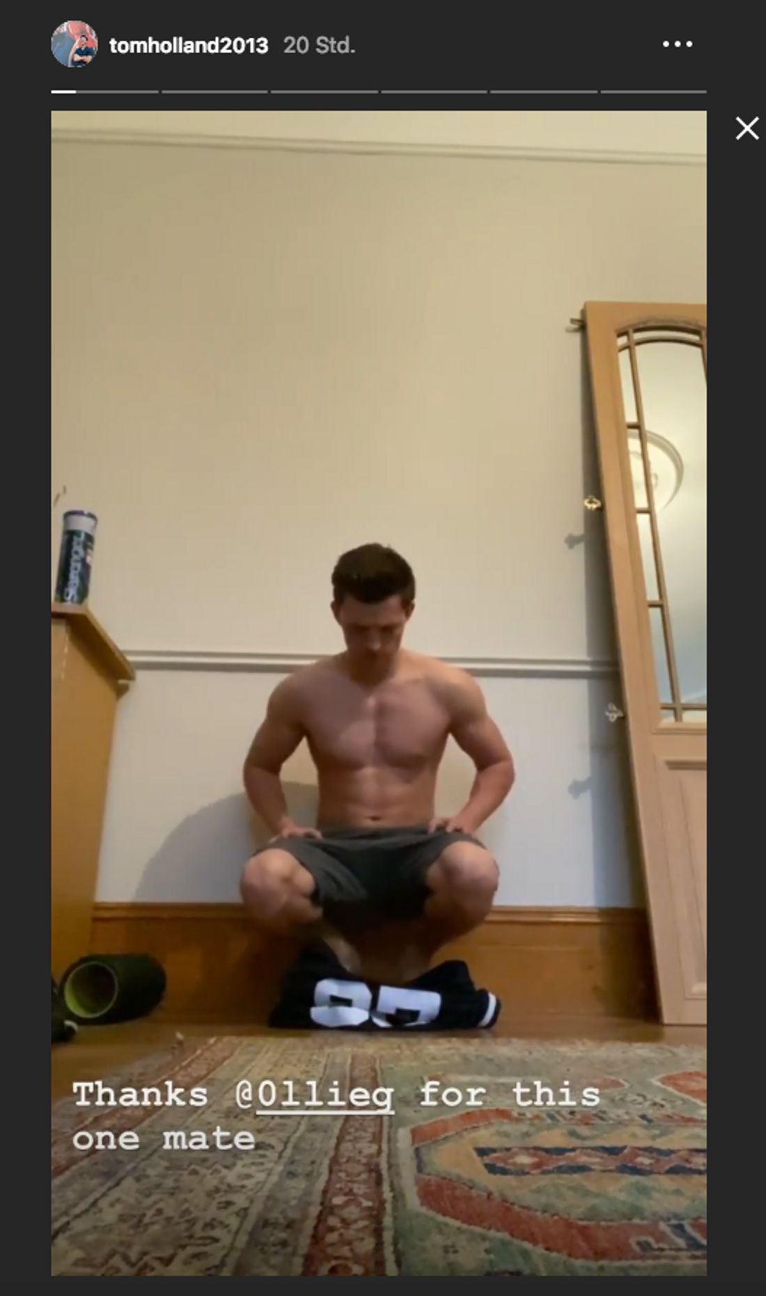 Instagram-Challenge: Tom Holland halbnackt!