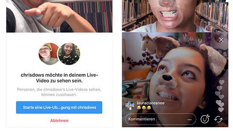 Instagram Update: So machst Du ein Live-Video mit Freunden! - Foto: PR