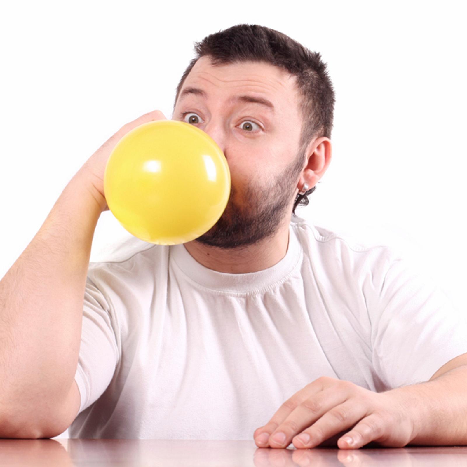 Das passiert, wenn man Helium einatmet und dann rülpst BRAVO