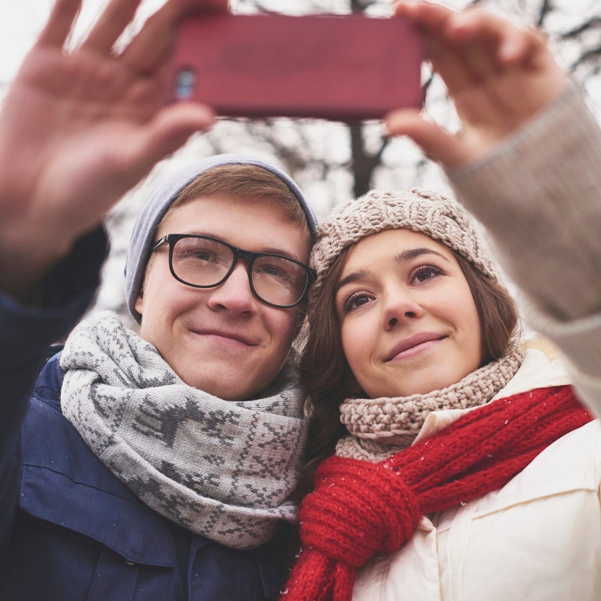 Das perfekte Paar-Selfie...