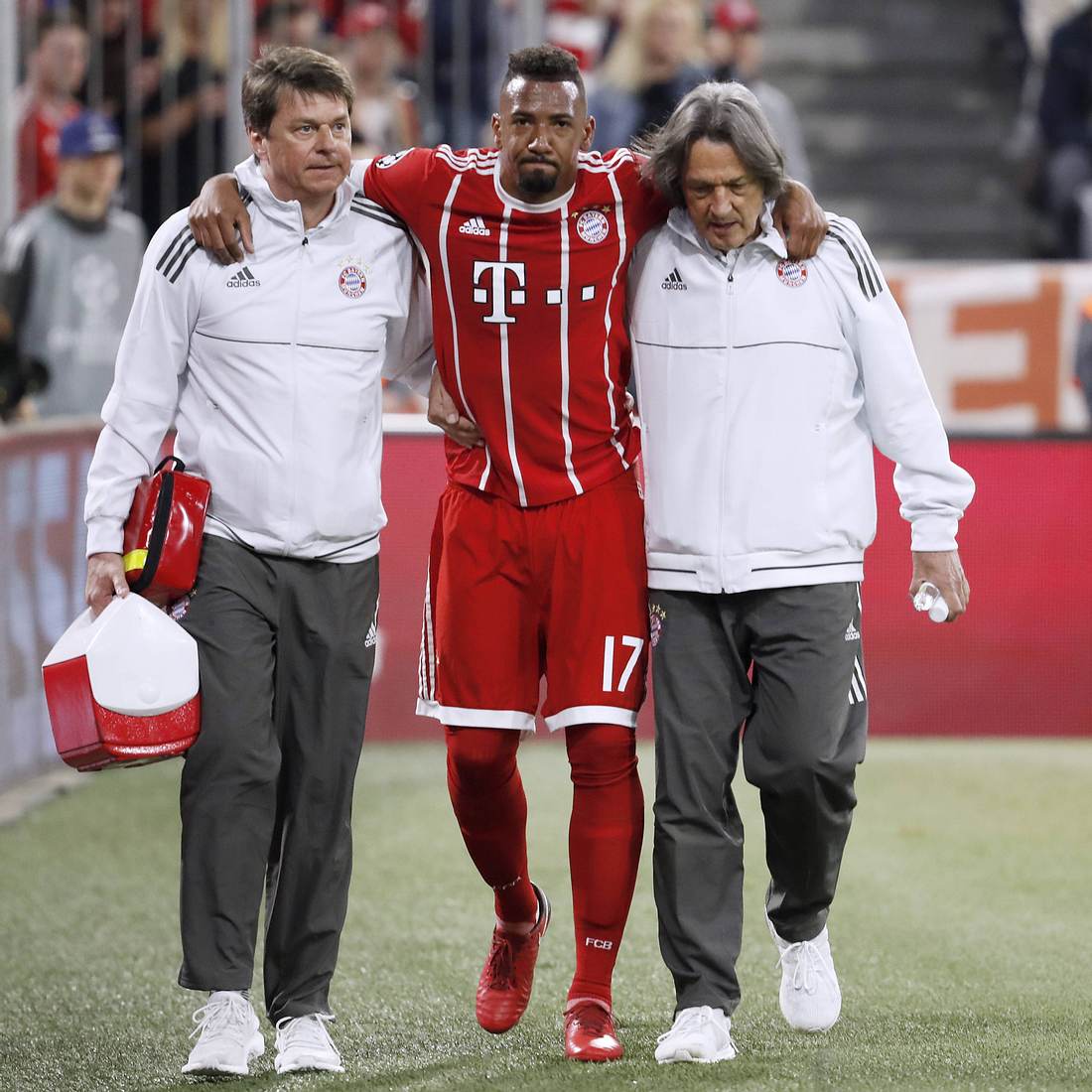 Jerome Boateng vom FC Bayern München droht auf Grund einer Oberschenkelverletzung das WM-Aus.