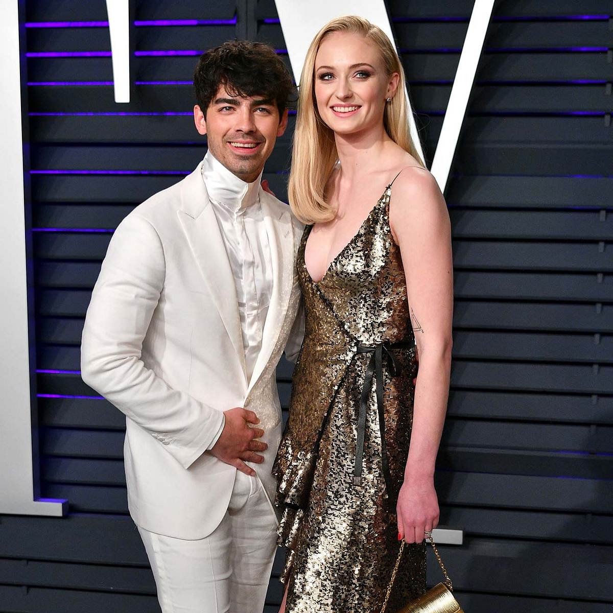Joe Jonas und Sophie Turner hier bei der Vanity Fair Oscar Party in Beverly Hills.