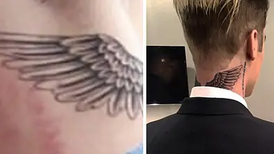 Justin Bieber trägt jetzt Engelsflügel im Nacken - Foto: Instagram/justinbieber