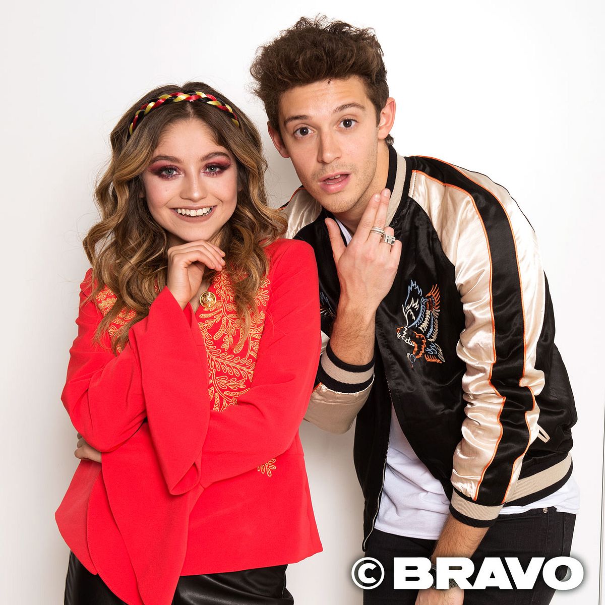 Karol Sevilla und Ruggero Pasquarelli beim BRAVO-Shooting