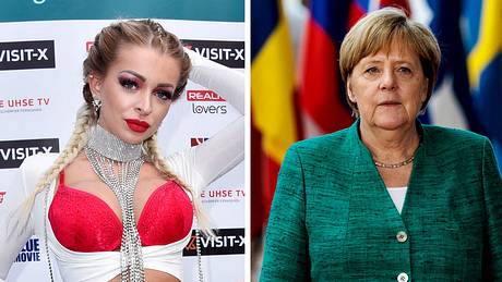 Katja Krasavice & Angela Merkel: Das haben sie gemeinsam! - Foto: Tristar Media/Getty Images u. Jack Taylor/Getty Images