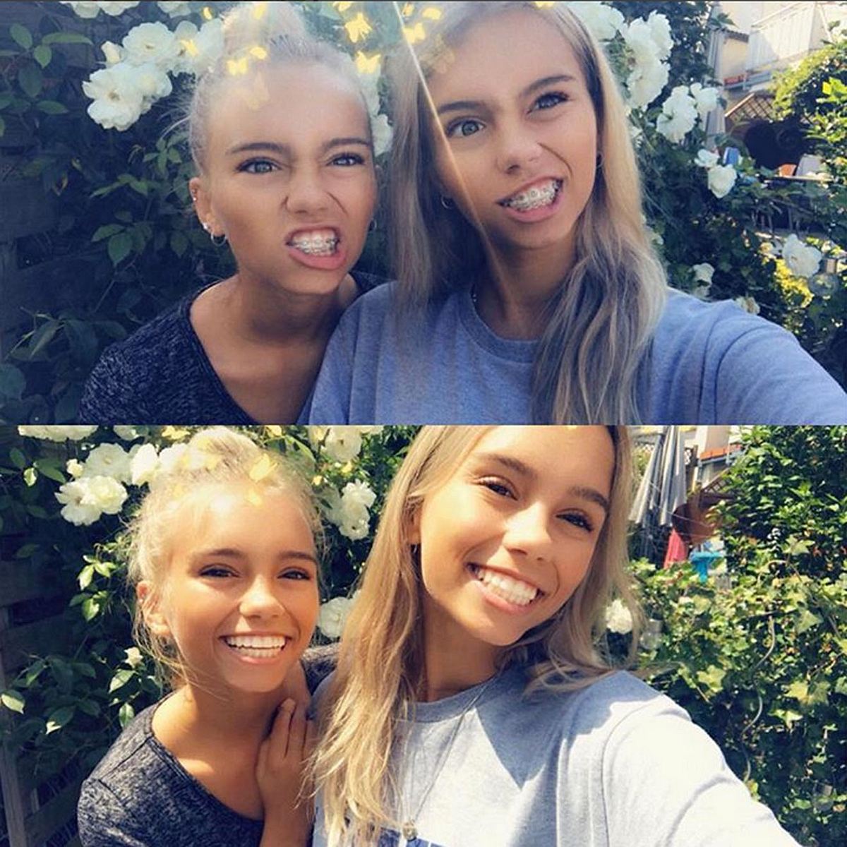 Lisa und Lena im Vorher-Nachher-Vergleich