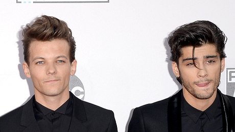 Louis Tomlinson und Zayn Malik 2014 bei den American Music Awards in Los Angeles.