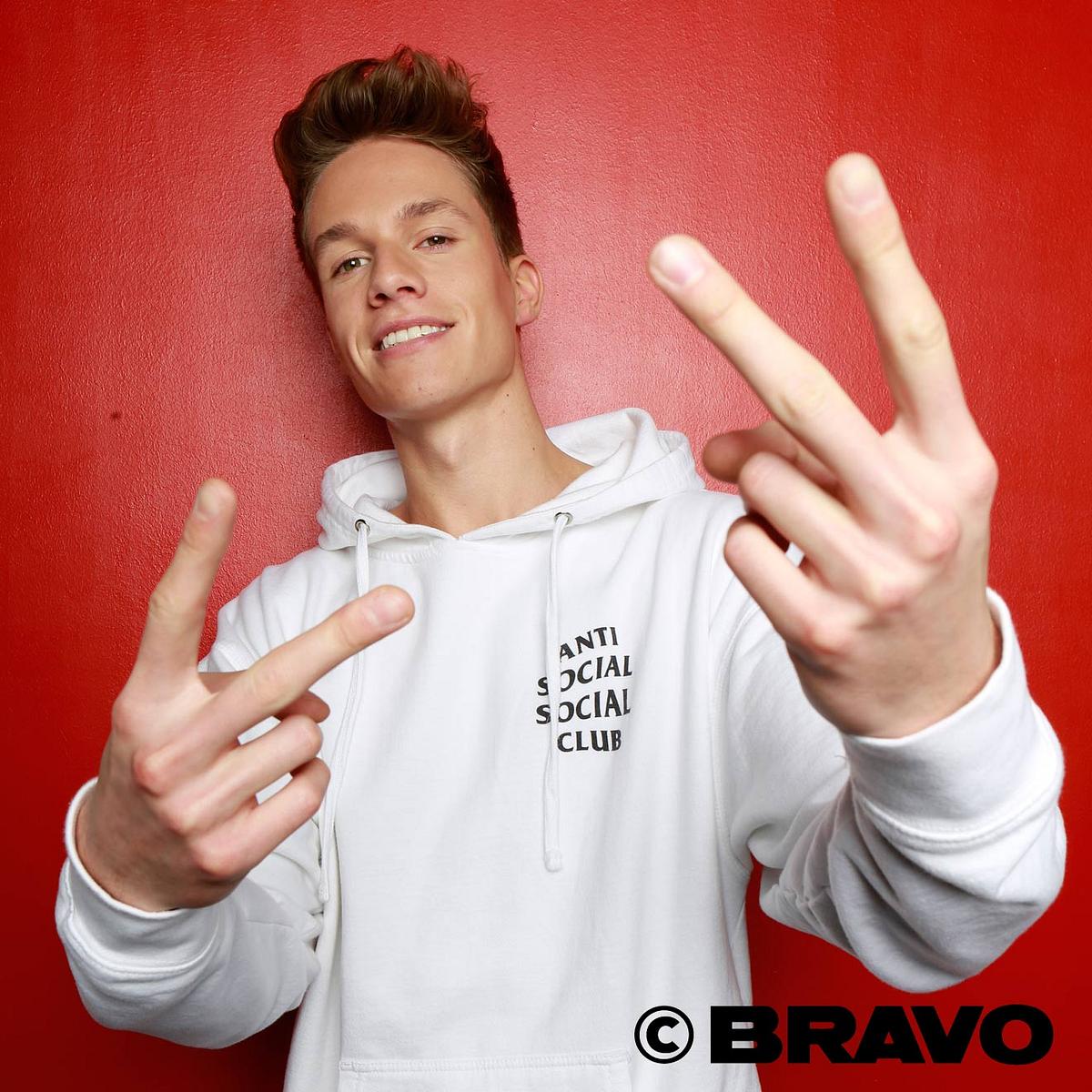 Luca Concrafter beiim BRAVO-Shooting