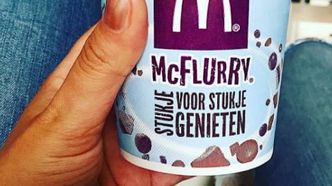 Gibt es bald kein McFlurry mehr bei McDonalds - Foto: Instagram/monika_moy_mo