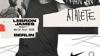 NBA-Star LeBron James in Berlin - Foto: Nike