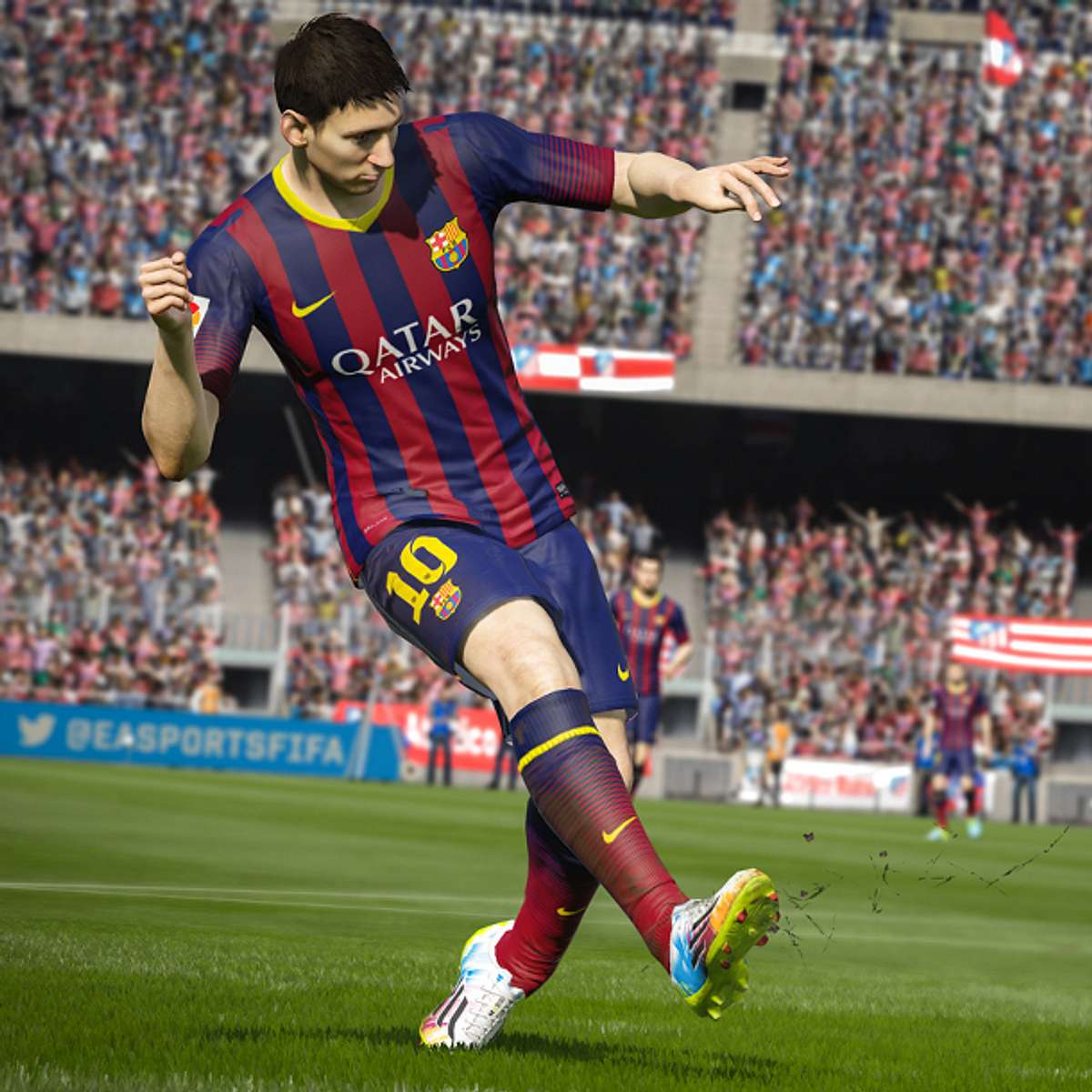 Lionel Messi für Freistöße bei FIFA 15 natürlich eine gute Wahl.