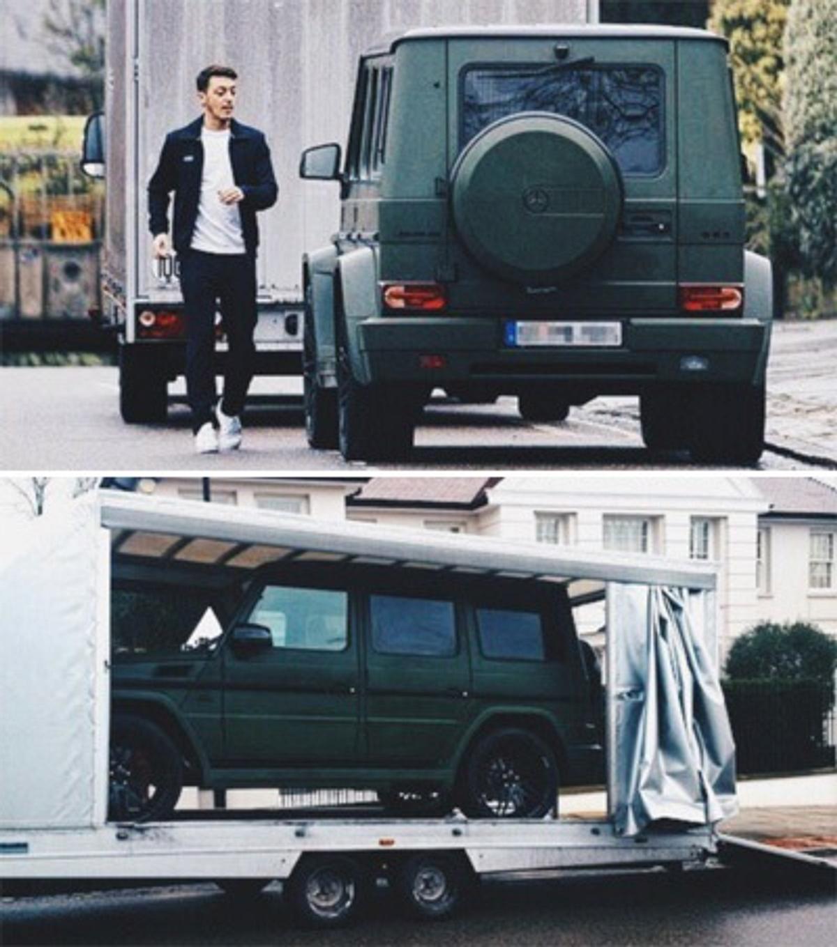 Mesut Özil und sein neuer Mercedes