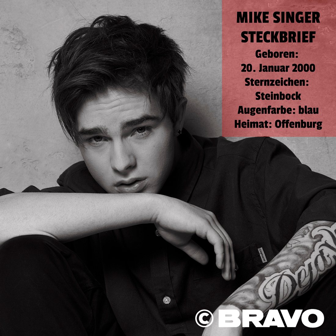 Mike Singer Steckbrief BRAVO