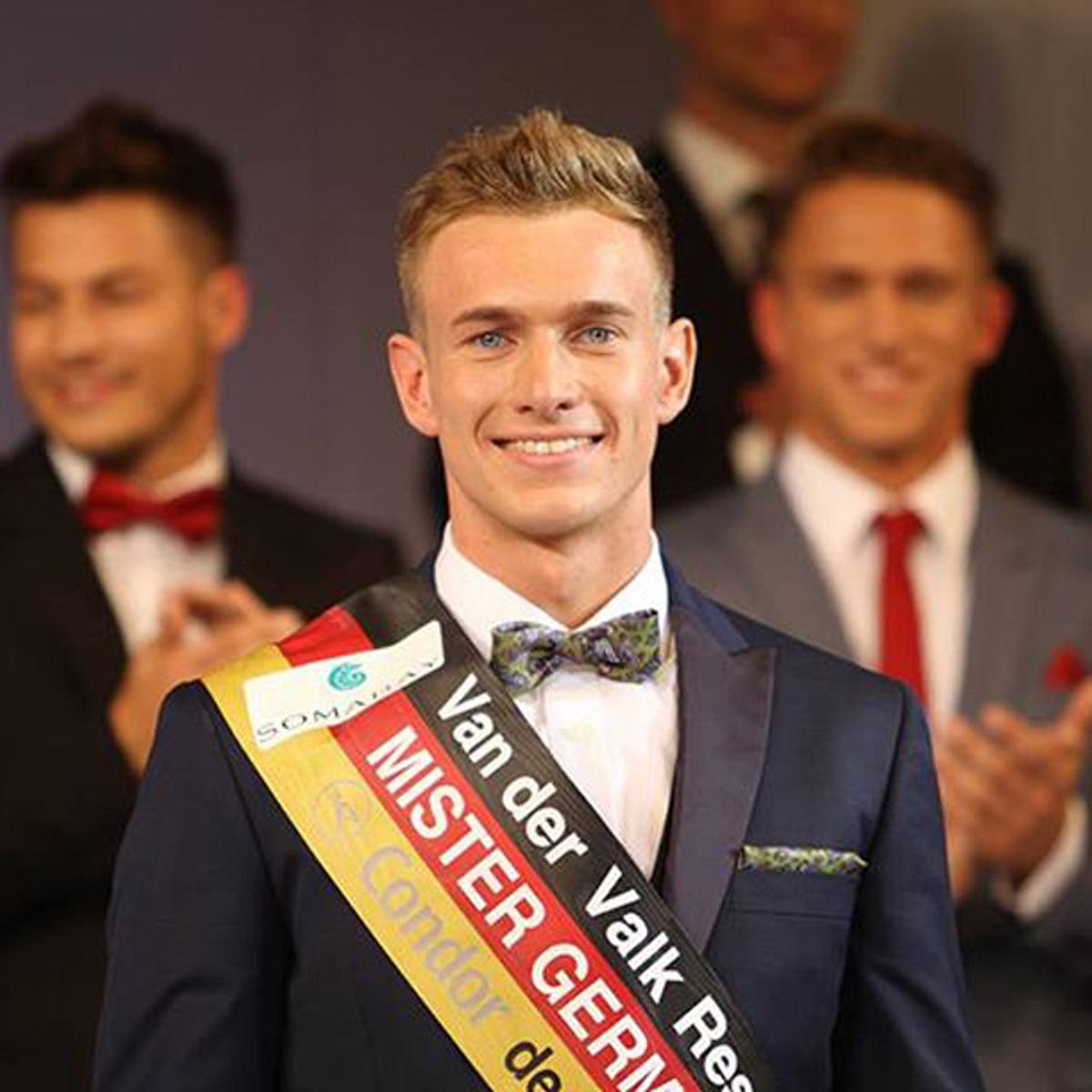 Robin Wolfinger (21) ist Mister Germany 2015