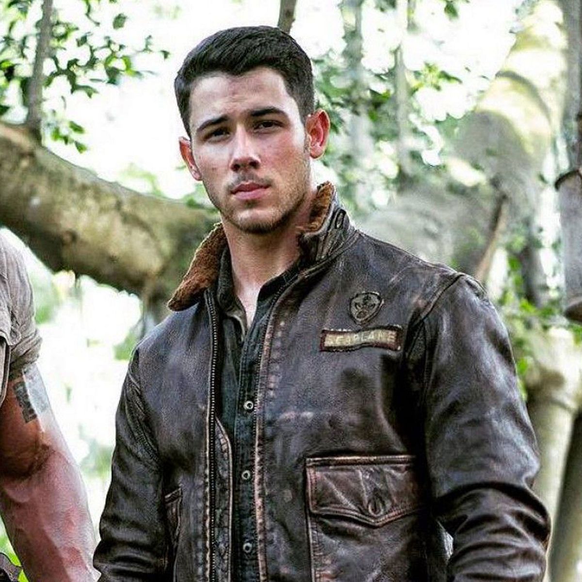 Nick Jonas in seiner Rolle als „Jefferson ‚Seaplane‘ McDonough“ in Jumanji