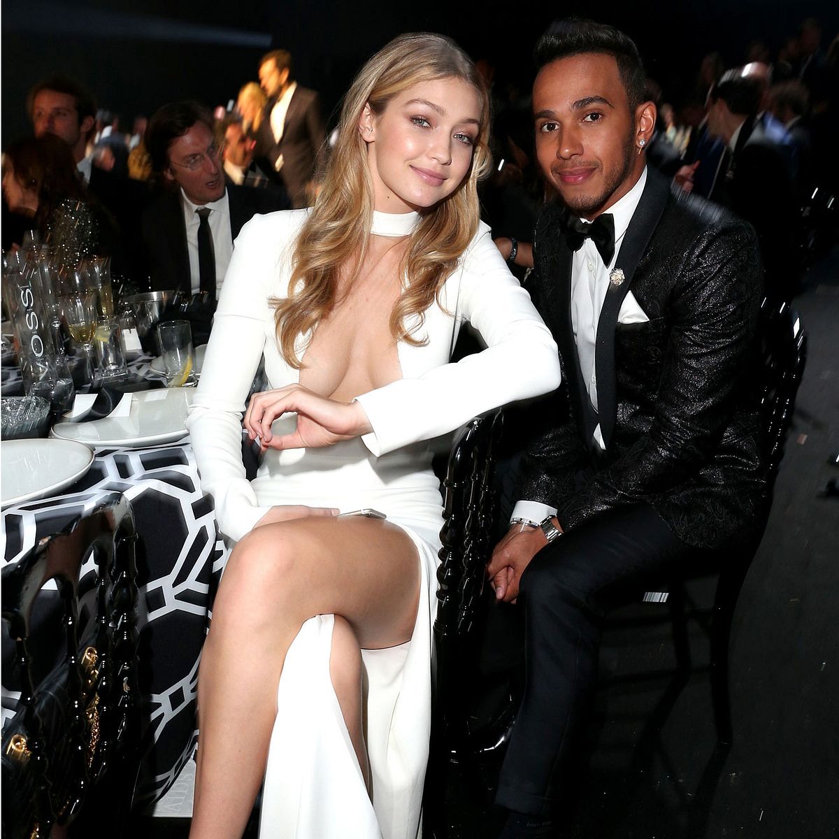 Gigi Hadid und Lewis Hamilton sind voll auf einer Wellenlänge