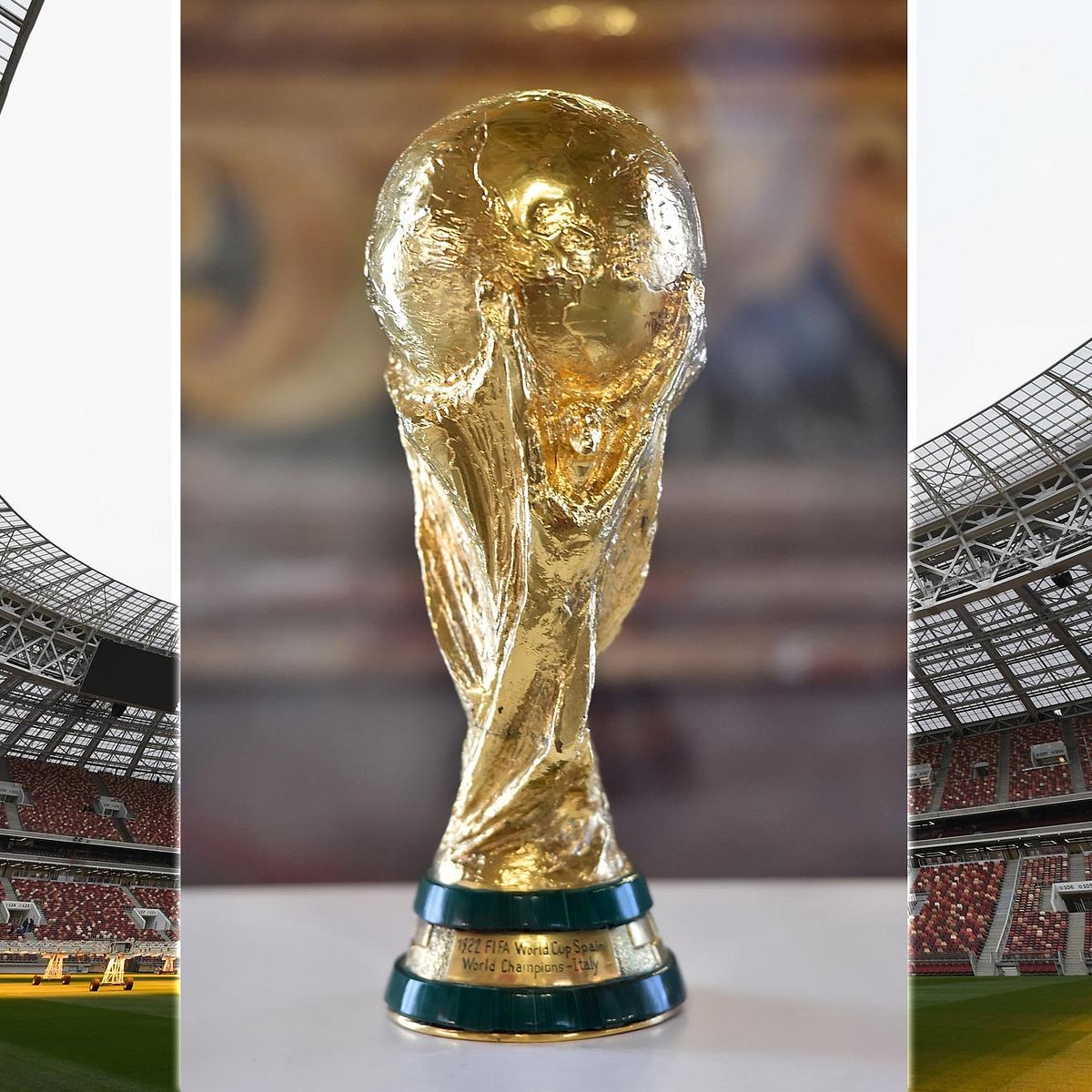 32 Mannschaften wollen den WM-Pokal gewinnen.