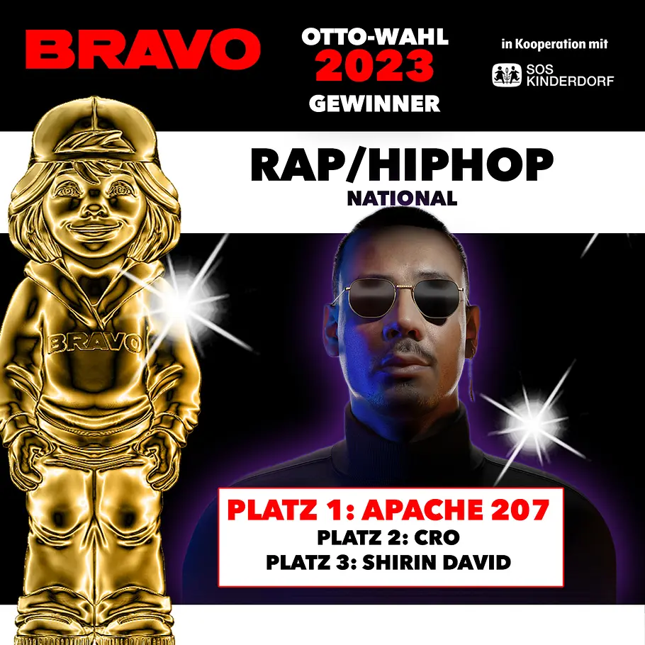 BRAVO OTTO HIPHOP APACHE 207 BRAVO OTTO HIPHOP APACHE 207