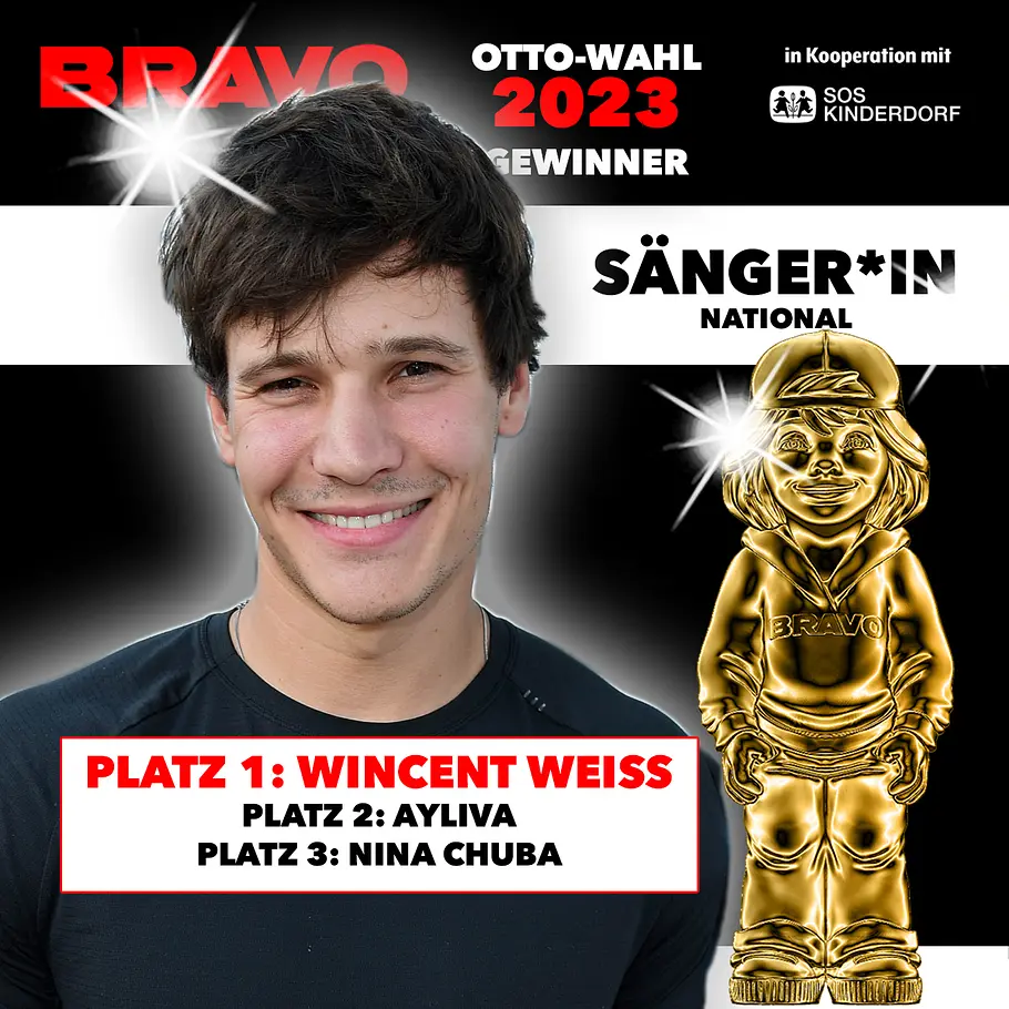 BRAVO Otto Sieger Wincent Weiss BRAVO Otto Sieger Wincent Weiss
