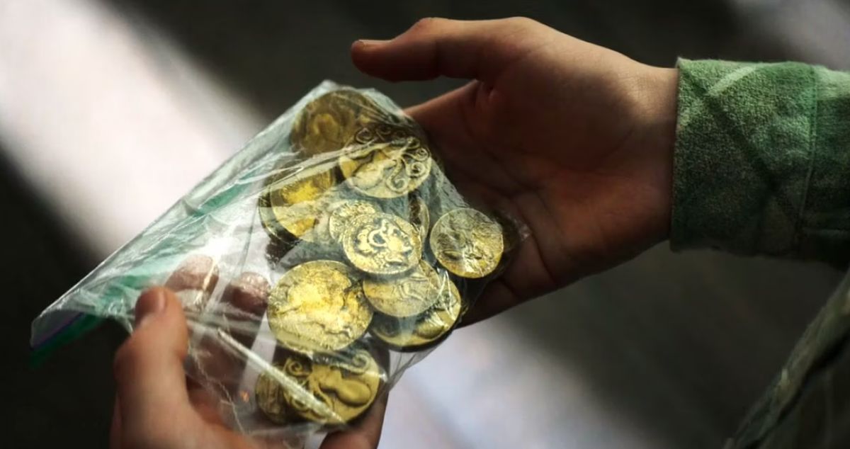 Percy Jackson: Die Serie magische Gegenstände: Percys goldene Drachmen 