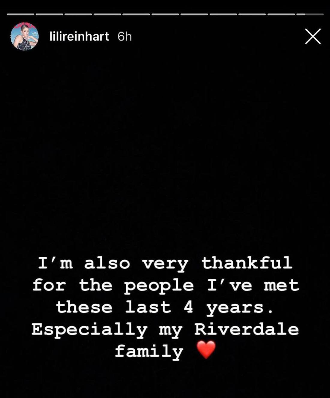 Riverdale-Star Lili Reinhart: Emotionales Geständnis auf Instagram