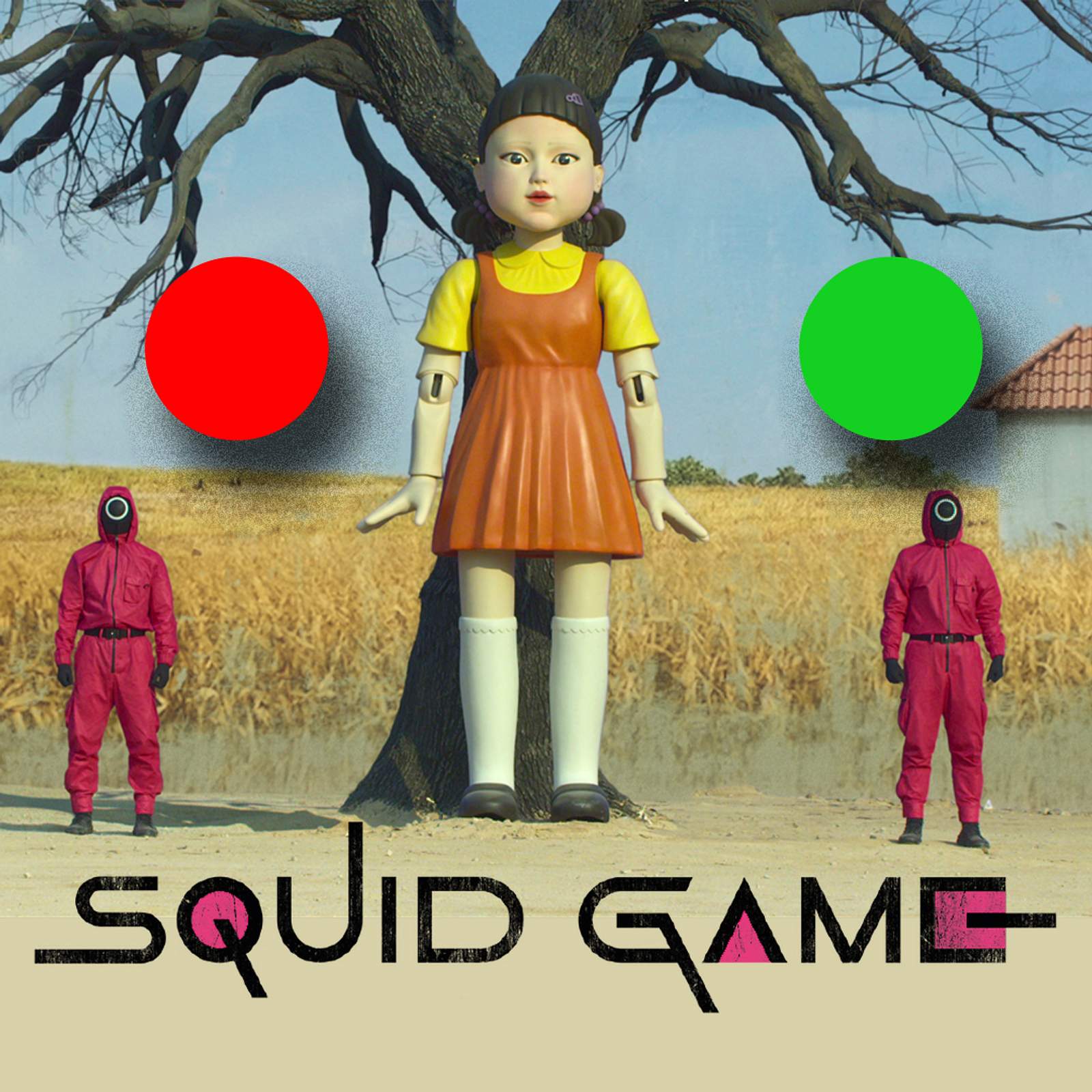 Rotes Licht, grünes Licht“ Spiel: Squid Game“ Version & für