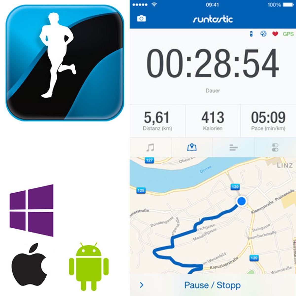 Die besten Fitness-Apps: Runtastic