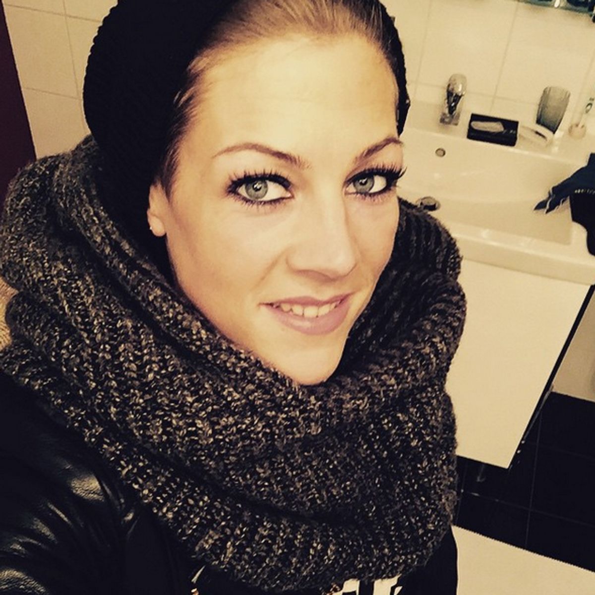 Saskia Becks hat ein No-Make-up-Selfie gepostet