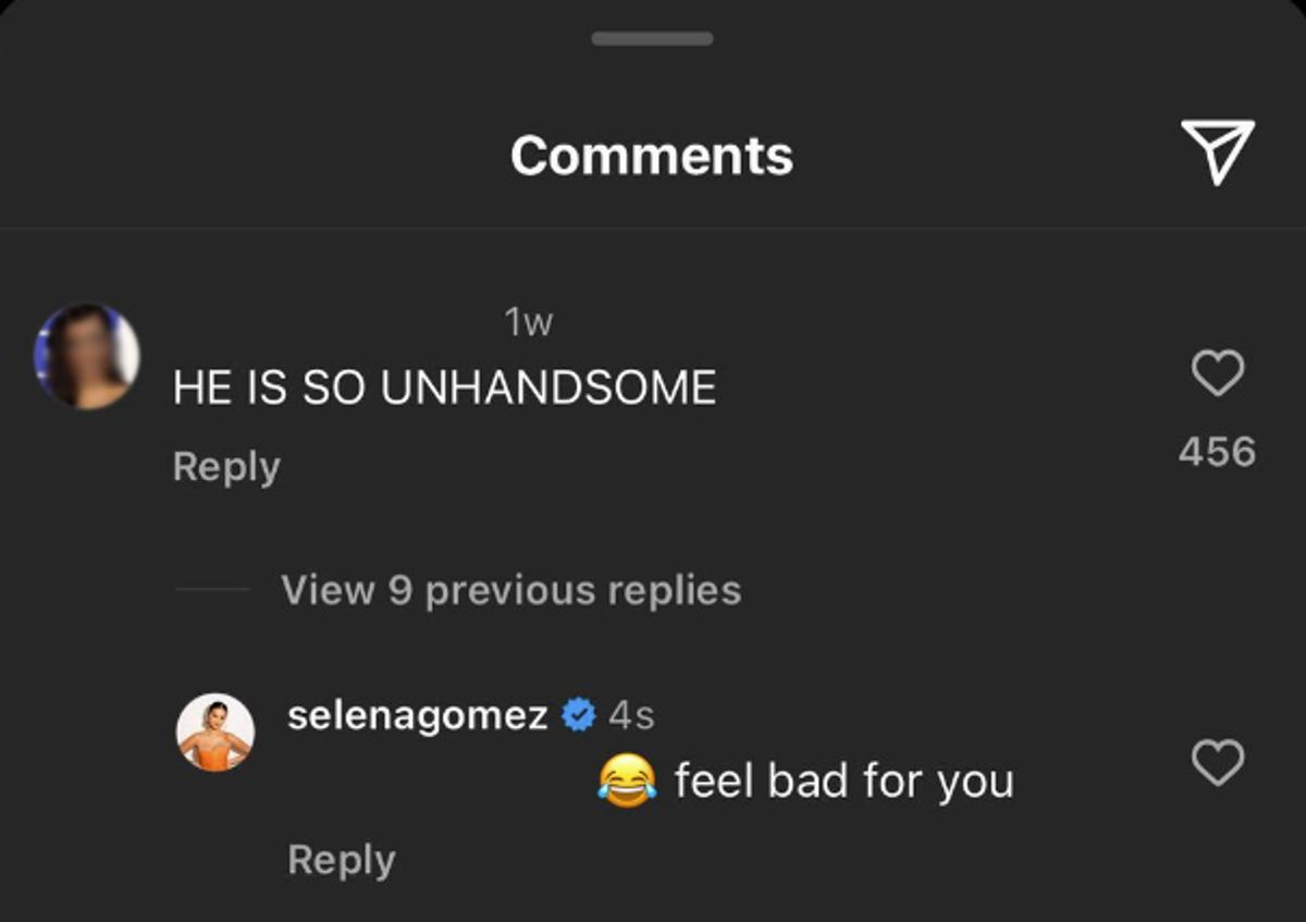 Selena Gomez Fan Streit Instagram