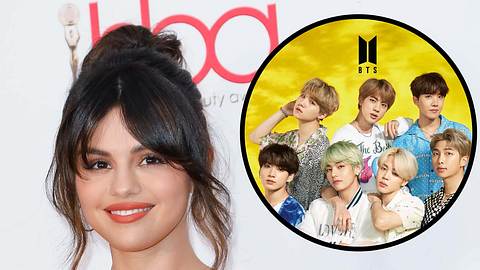 BTS sind schon lange Fans von Selena Gomez. Das bestätigten sie selbst sogar mal in einem Interview! Über die Zusammenarbeit mit der Boyfriend-Interpretin, freuen sie sich deshalb wohl umso mehr. - Foto: Getty Images